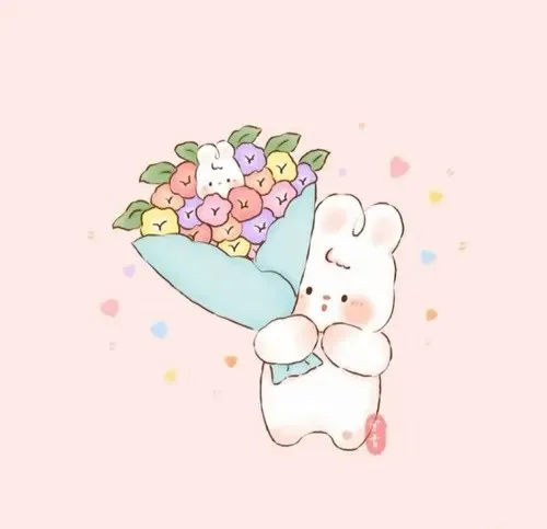cute meme tặng hoa