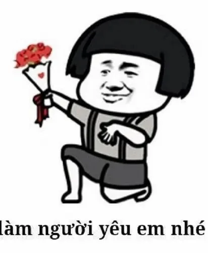 meme tặng hoa