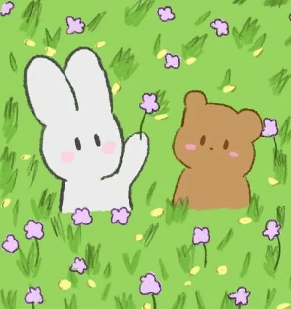 cute meme tặng hoa