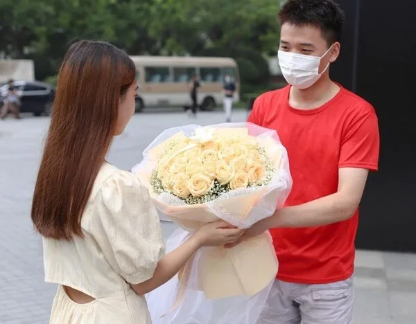 meme tặng hoa
