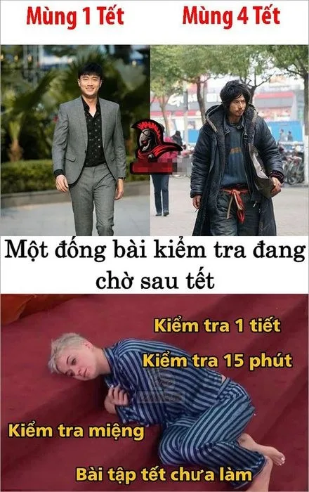 meme hết tết