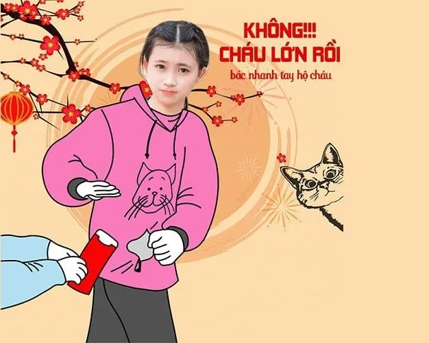 meme lì xì tết