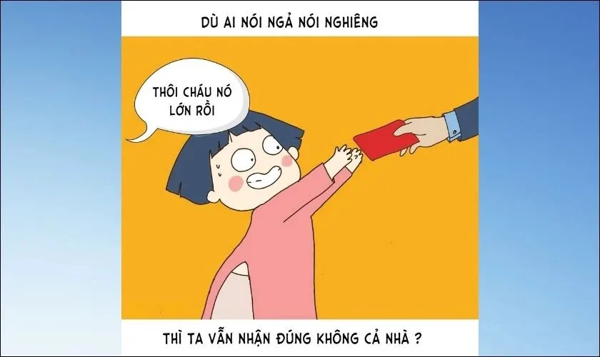meme lì xì tết