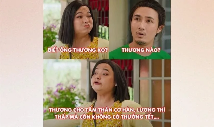 meme thưởng tết