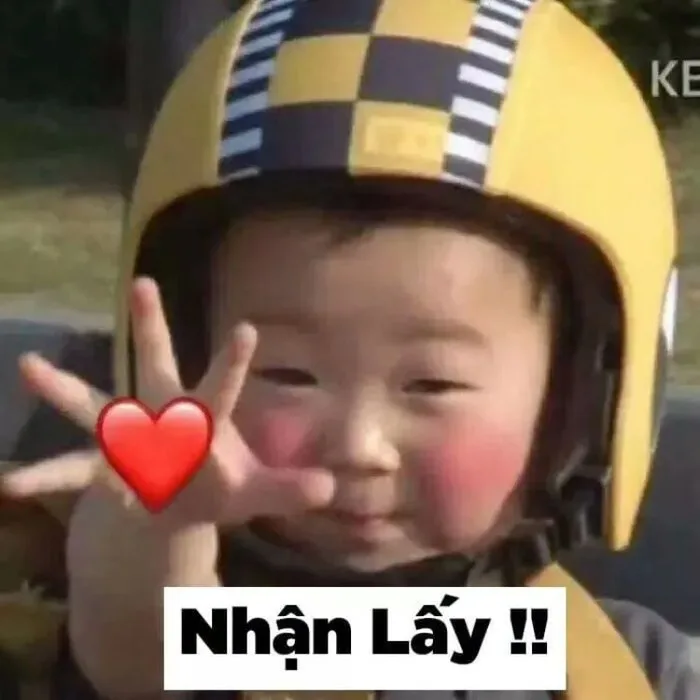 meme bắn tim