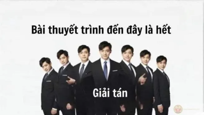 troll meme kết thúc bài thuyết trình