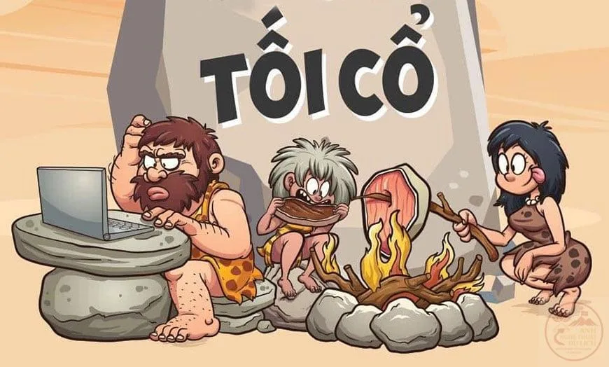 người tối cổ meme