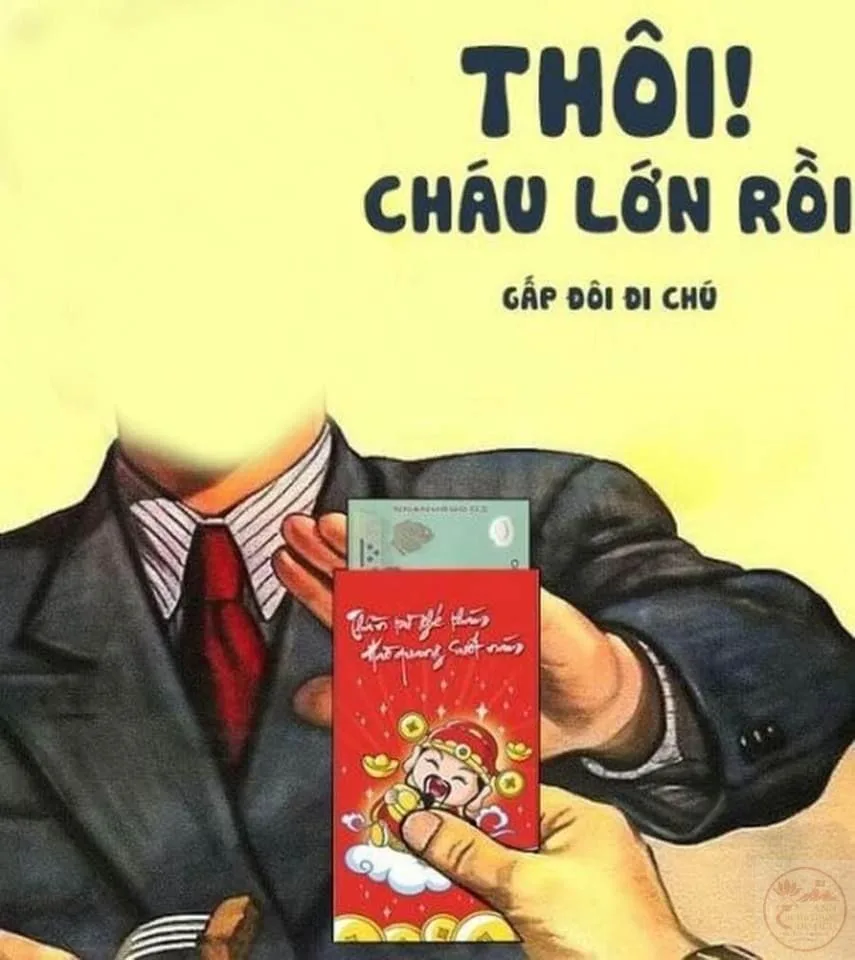 meme từ chối lì xì
