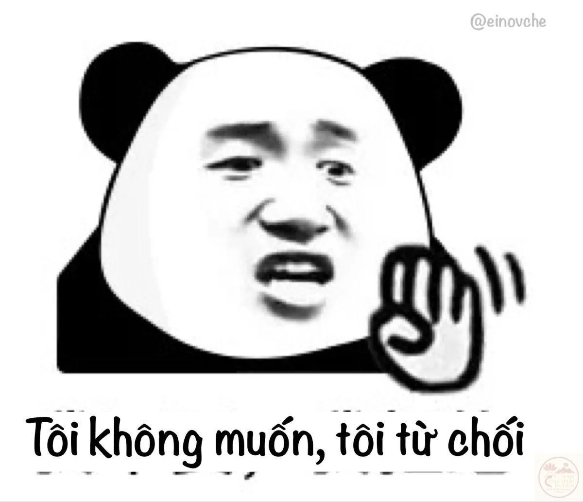 meme từ chối