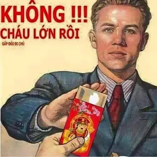 meme từ chối lì xì