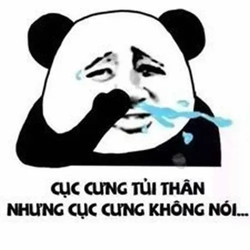 meme cục cưng tủi thân