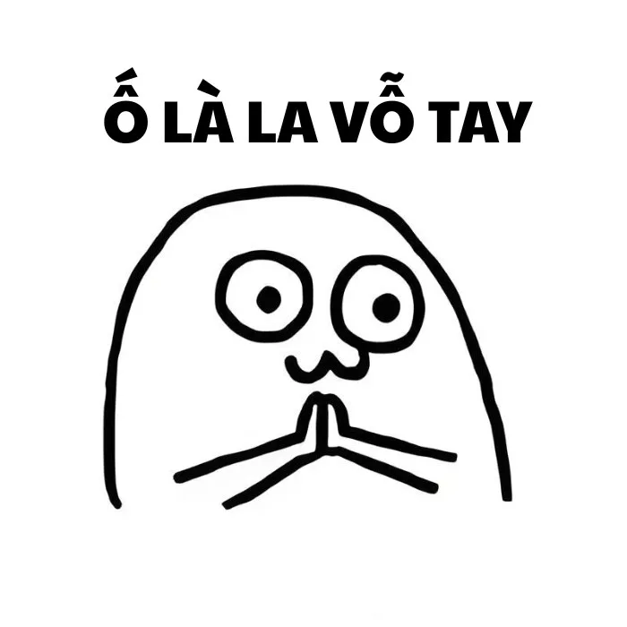 meme vỗ tay cute