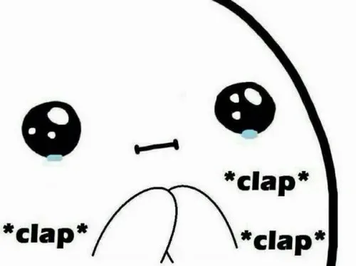 meme vỗ tay cute