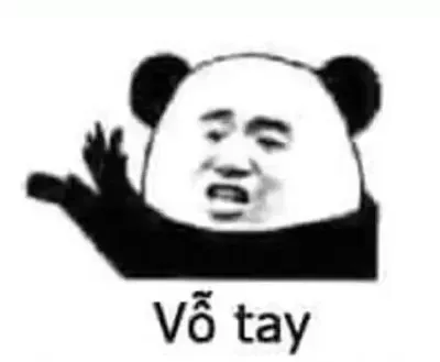 meme vỗ tay gấu trúc