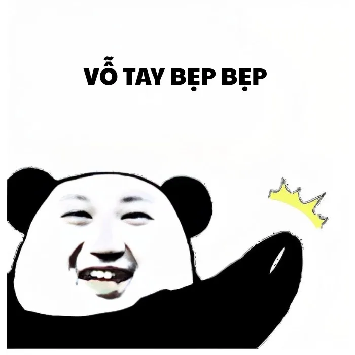 meme vỗ tay gấu trúc