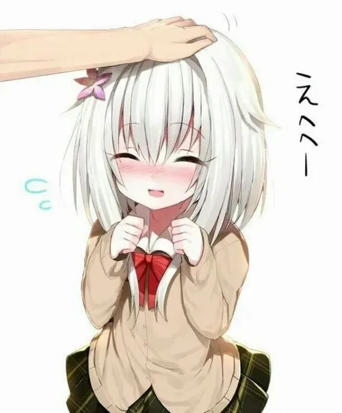 xoa đầu waifu meme