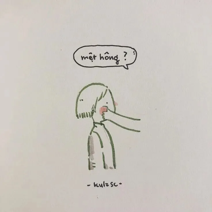 meme xoa đầu