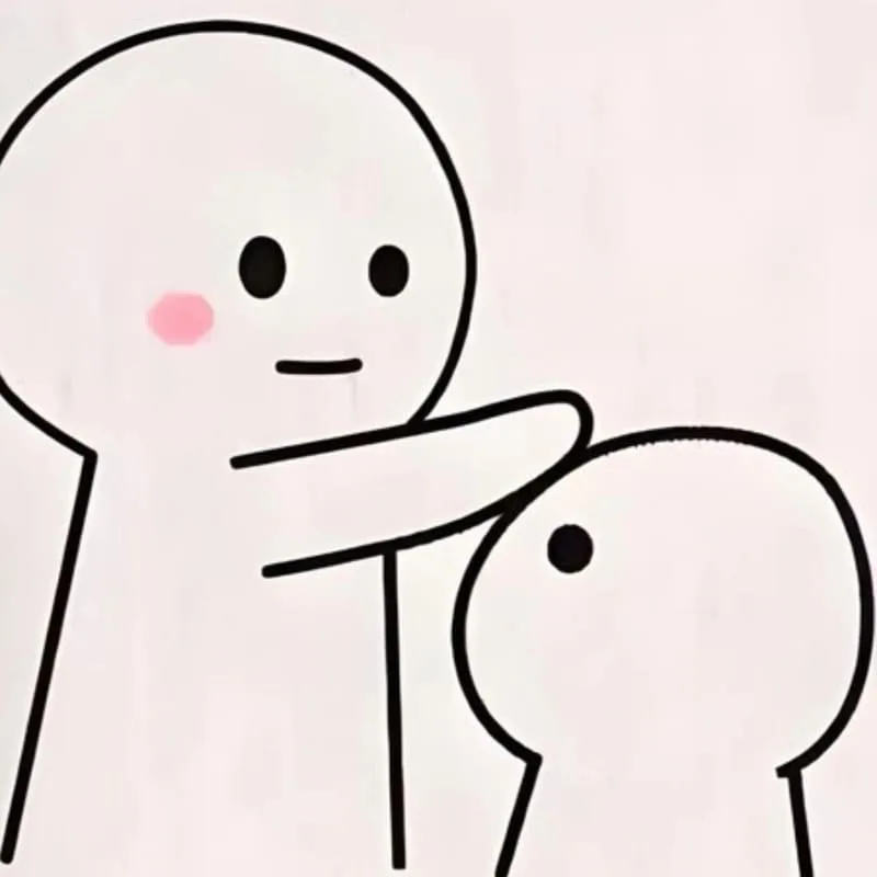 meme xoa đầu