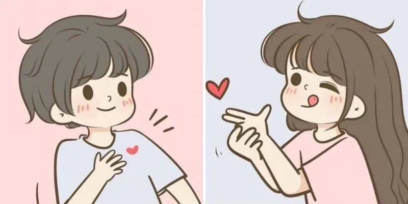 meme tình yêu cute