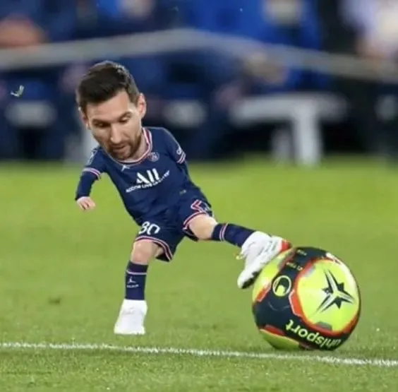 ảnh chế messi
