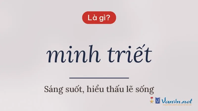 minh triết là gì