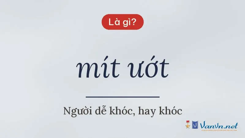 mít ướt là gì