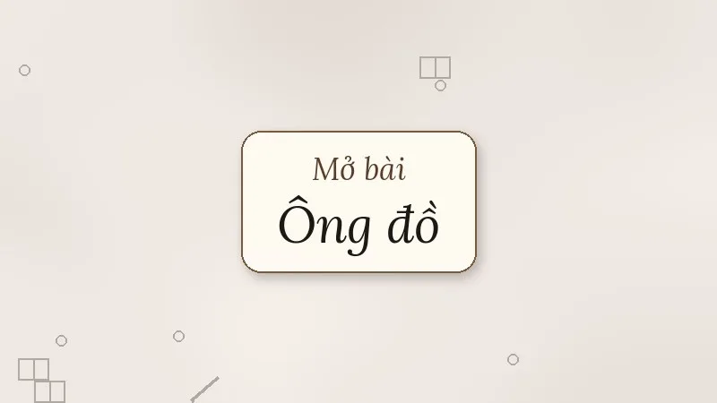 mở bài ông đồ