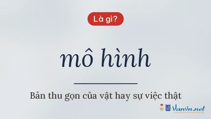 mô hình là gì