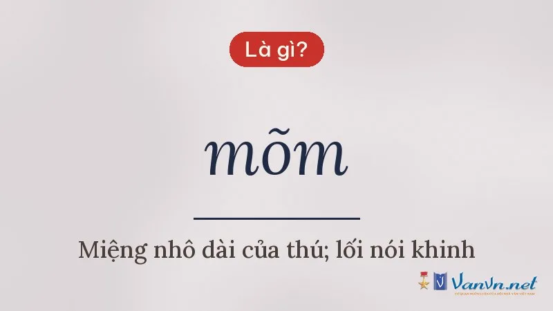 mõm là gì