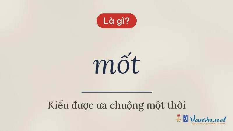 mốt là gì