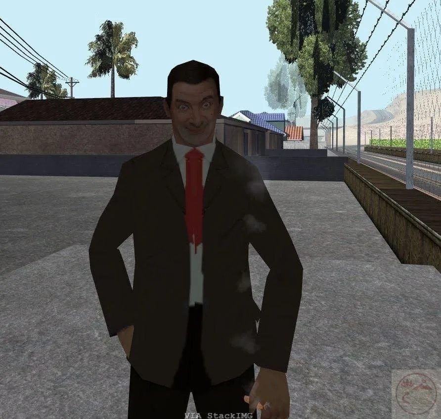 mr bean meme gta