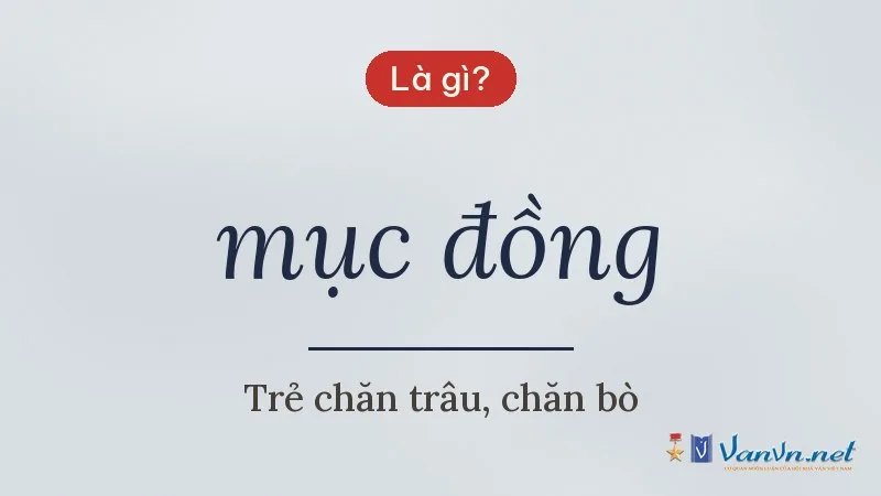 mục đồng là gì