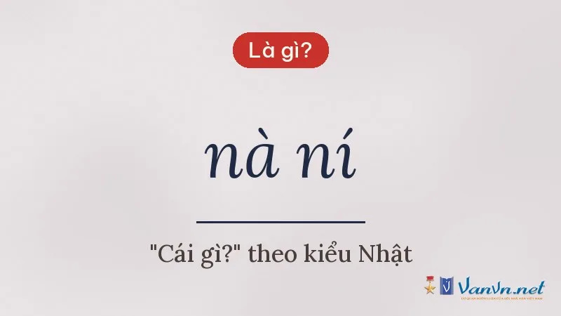 nà ní là gì