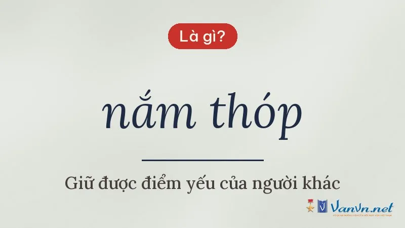 nắm thóp là gì