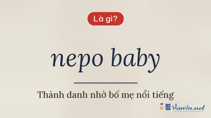 nepo baby là gì