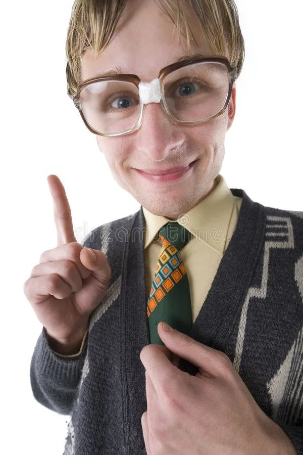 nerd meme guy