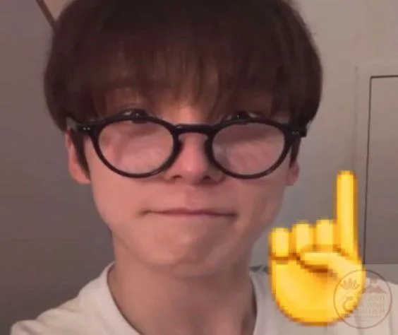 nerd meme guy