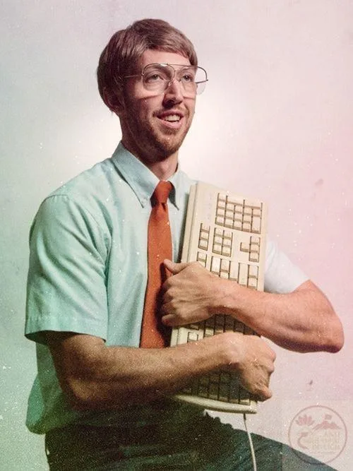nerd meme guy