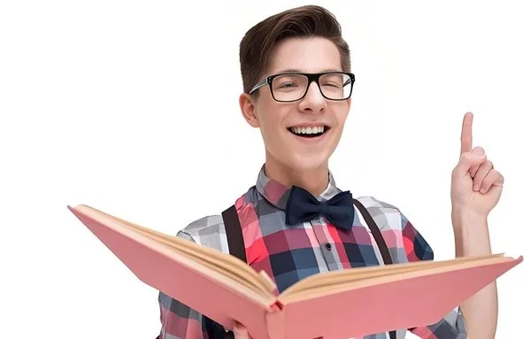 nerd meme guy