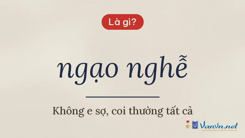 ngạo nghễ là gì