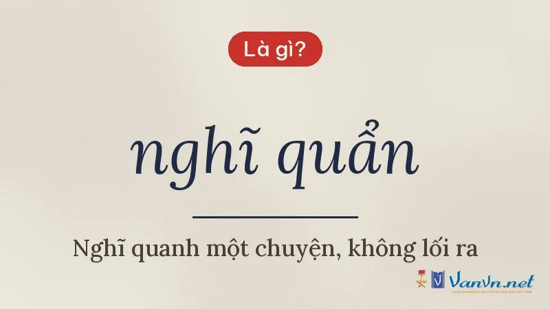 nghĩ quẩn là gì