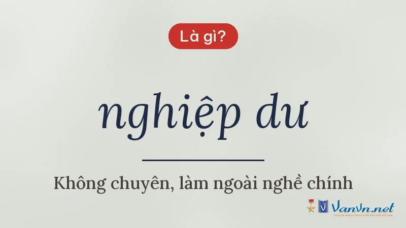 nghiệp dư là gì