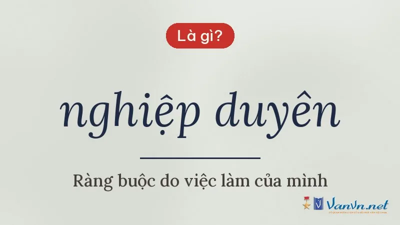 nghiệp duyên là gì