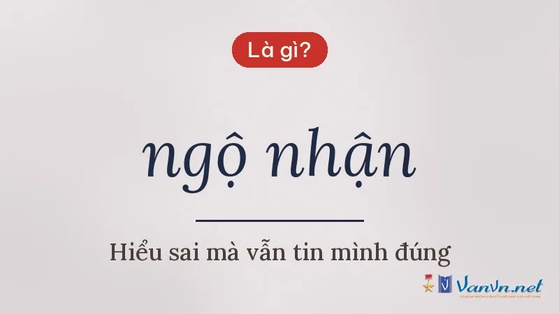 ngộ nhận là gì