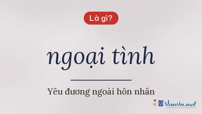 ngoại tình là gì
