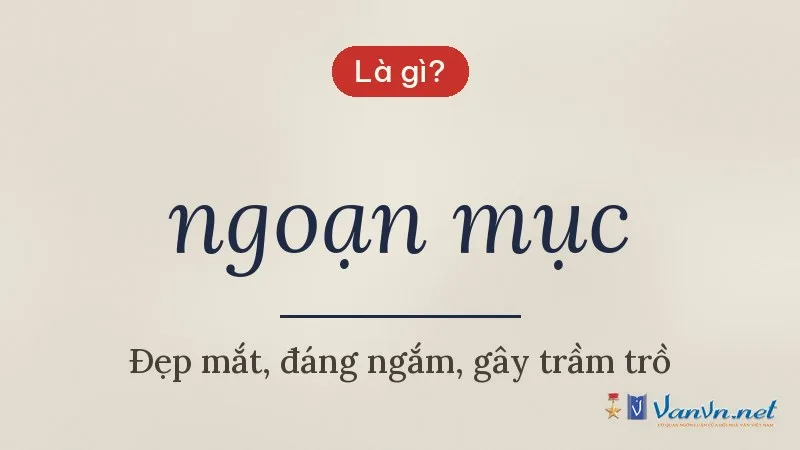 ngoạn mục là gì