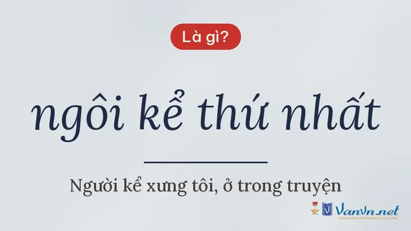 ngôi kể thứ nhất là gì