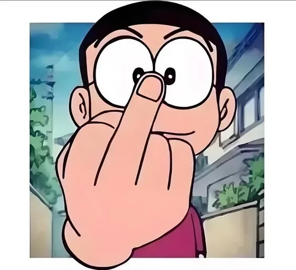meme giơ ngón giữa