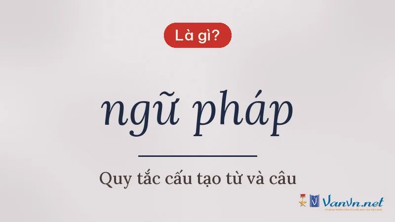 ngữ pháp là gì