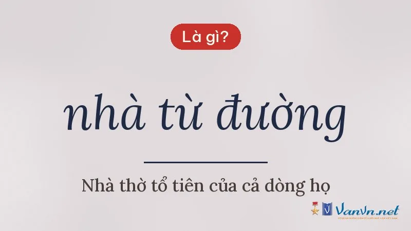 nhà từ đường là gì